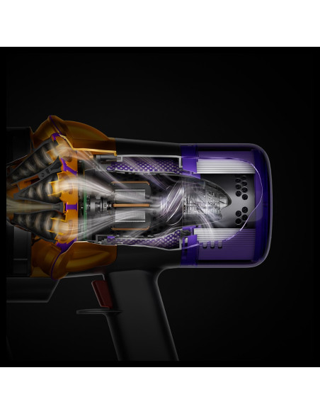 Dyson V15 Detect Absolute Odkurzacz Stojący 2 W 1 Bateria Suchy Hepa Bez Worka 0,77 L Stal Nierdzewna