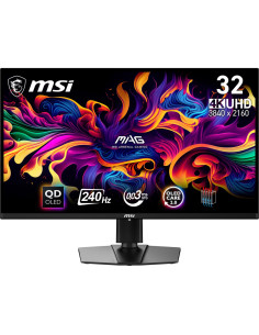 Msi Mag 321Upx Qd-Oled Monitor Komputerowy 80 Cm (31.5") 3840 X 2160 Px 4K Ultra Hd Czarny
