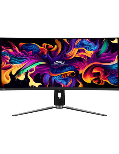 Msi Mpg 341Cqpx Qd-Oled Monitor Komputerowy 86,4 Cm (34") 3440 X 1440 Px Ultrawide Quad Hd Czarny