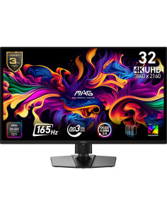Msi Mag 322Up Qd-Oled E16 Monitor Komputerowy 80 Cm (31.5") 3840 X 2160 Px 4K Ultra Hd Czarny