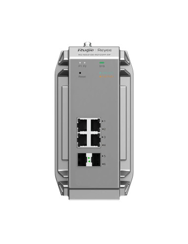 Ruijie Networks Rg-Nis3100-8Gt4Sfp-Hp Przełącznik Sieciowy Zarządzany L2 Gigabit Ethernet (10/100/1000) Obsługa Poe Szary