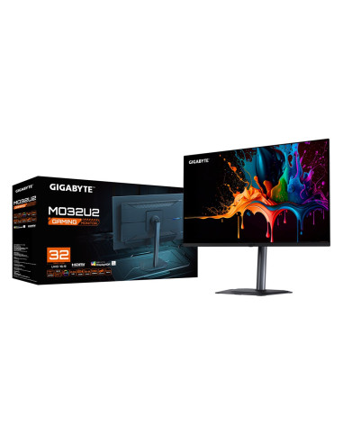 Gigabyte Mo32U2 Monitor Komputerowy 80 Cm (31.5") 3840 X 2160 Px 4K Ultra Hd Qd-Oled Czarny
