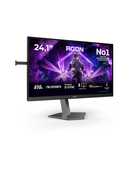 Aoc G2 Ag246Fk6 Monitor Komputerowy 61,2 Cm (24.1") 1920 X 1080 Px Full Hd Led Czarny, Szary