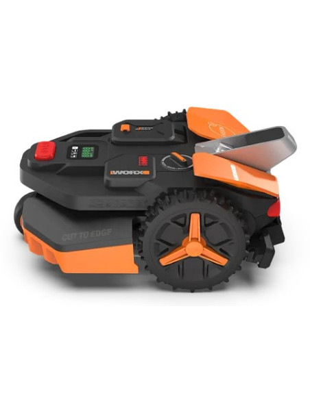 Worx Vision Ai S250 Kosiarka Robot Bateria Czarny, Pomarańczowy, Czerwony, Srebrny