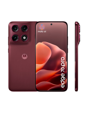 Motorola Edge 70 Pro 17,2 Cm (6.78") Dual Sim Android 16.0 5G Usb Type-C 12 Gb 512 Gb 6500 Mah Bordowy