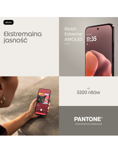 Motorola Edge 70 Pro 17,2 Cm (6.78") Dual Sim Android 16.0 5G Usb Type-C 12 Gb 512 Gb 6500 Mah Bordowy