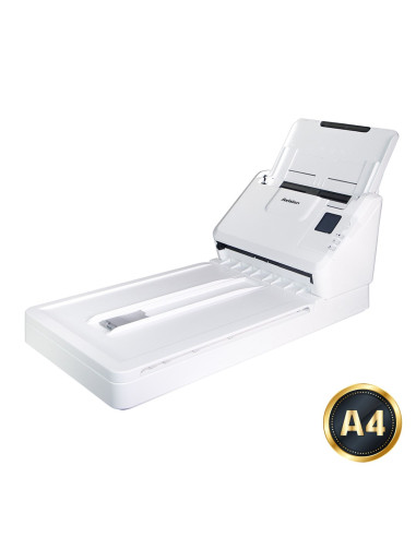 Avision Ad340Gfn Skaner Płaskiej Powierzchni I Adf 1200 X 1200 Dpi A4 Biały