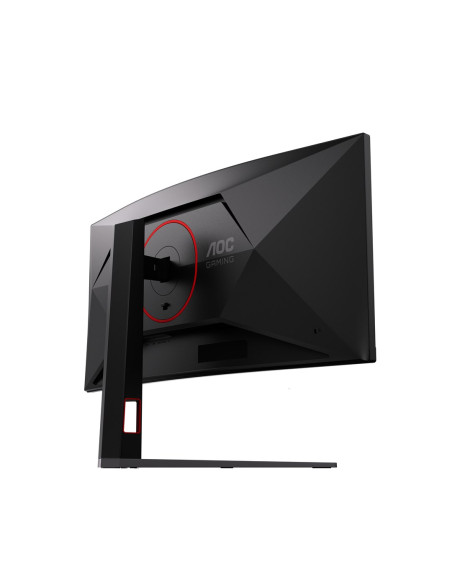 Aoc G4 Cu34G4Zca Monitor Komputerowy 86,4 Cm (34") 3440 X 1440 Px Wide Quad Hd Czarny, Czerwony
