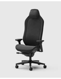 Fractal Design Refine 2 Fabric Dark Fotel Dla Gracza Wyściełane Siedzisko Tapicerowane Czarny