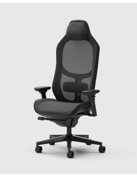 Fractal Design Refine 2 Mesh Dark Fotel Dla Gracza Wyściełane Siedzisko Tapicerowane Czarny