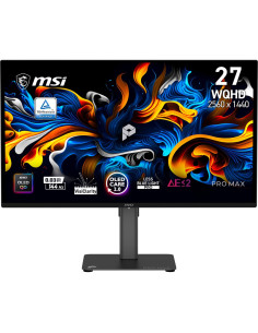 Msi Pro Max 271Qpx14G Monitor Komputerowy 67,3 Cm (26.5") 2560 X 1440 Px Quad Hd Qd-Oled Czarny