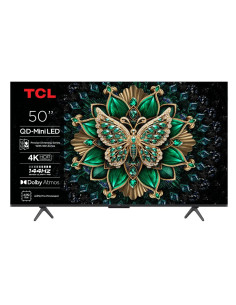 Tcl 50Q6C Telewizor 127 Cm (50") 4K Ultra Hd Smart Tv Wi-Fi Metaliczny