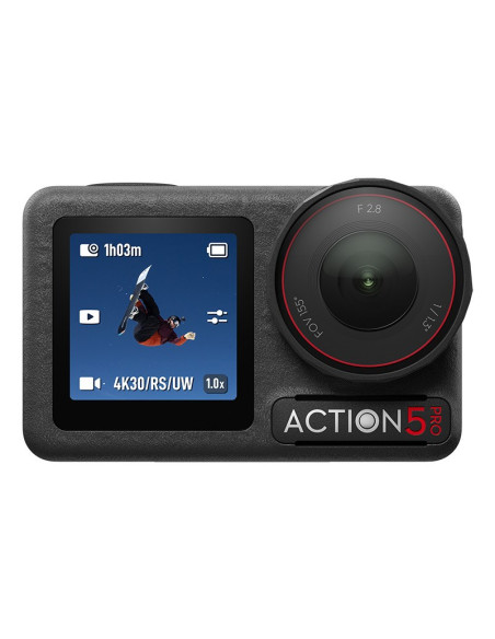 Dji Osmo Action 5 Pro Aparat Do Fotografii Sportowej 40 Mp 4K Ultra Hd Cmos 25,4 / 1,3 Mm (1 / 1.3") Wi-Fi 146 G