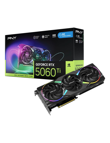 Pny Geforce Rtx 5060 Ti Epic-X Rgb Oc Nvidia 8 Gb Gddr7