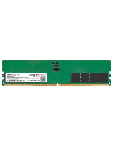 Transcend Jetram Jm4800Ale-32G Moduł Pamięci 32 Gb 1 X 32 Gb Ddr5 288-Pin Dimm