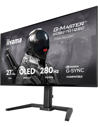 Iiyama G-Master Gob2701Qsc-B1 Monitor Komputerowy 68,6 Cm (27") 2560 X 1440 Px 2K Ultra Hd Oled Czarny