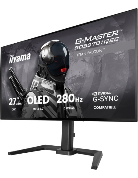 Iiyama G-Master Gob2701Qsc-B1 Monitor Komputerowy 68,6 Cm (27") 2560 X 1440 Px 2K Ultra Hd Oled Czarny