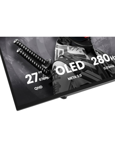 Iiyama G-Master Gob2701Qsc-B1 Monitor Komputerowy 68,6 Cm (27") 2560 X 1440 Px 2K Ultra Hd Oled Czarny