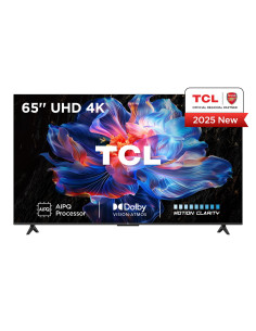 Tcl V6C 65V6C Telewizor 165,1 Cm (65") 4K Ultra Hd Smart Tv Wi-Fi Metaliczny 280 Cd/M2