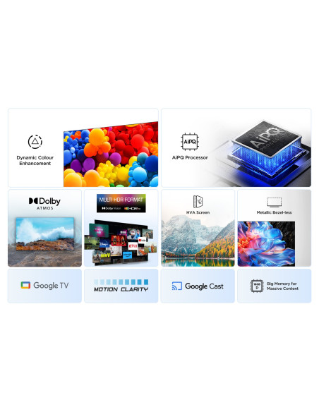 Tcl V6C 65V6C Telewizor 165,1 Cm (65") 4K Ultra Hd Smart Tv Wi-Fi Metaliczny 280 Cd/M2
