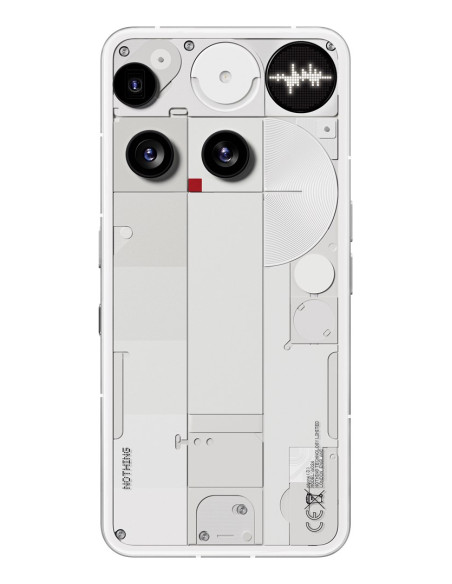 Nothing Phone (3) 16,9 Cm (6.67") Dual Sim Android 15 5G 12 Gb 256 Gb 5150 Mah Biały