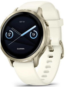 Garmin Venu 4 3,05 Cm (1.2") Amoled 41 Mm Cyfrowy 390 X 390 Px Ekran Dotykowy Złoto Wi-Fi Gps 2