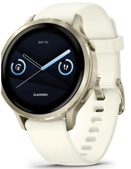 Garmin Venu 4 3,05 Cm (1.2") Amoled 41 Mm Cyfrowy 390 X 390 Px Ekran Dotykowy Złoto Wi-Fi Gps