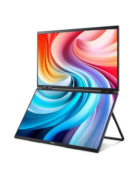 Acer Pd243Yebmiuux Przenośny Monitor Czarny 60,5 Cm (23.8") Lcd 1920 X 1080 Px