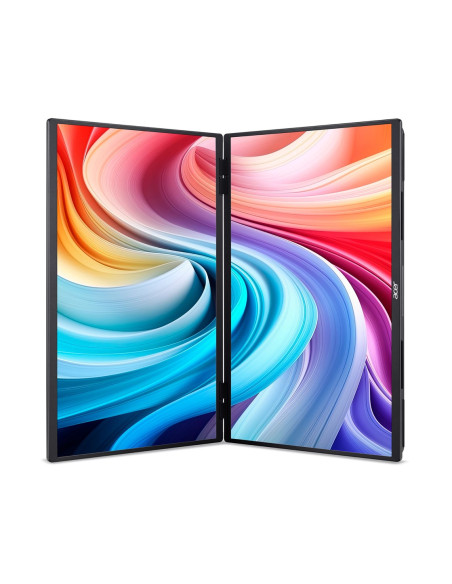 Acer Pd243Yebmiuux Przenośny Monitor Czarny 60,5 Cm (23.8") Lcd 1920 X 1080 Px