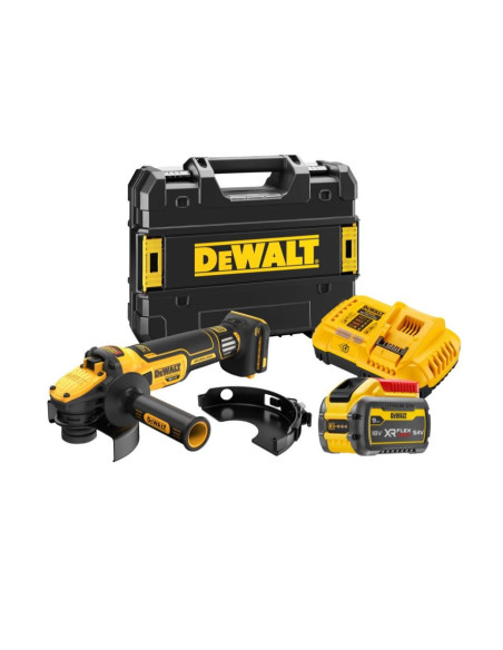 Dewalt Szlifierka Kątowa  125Mm 18V Dcg409Vsx1T 1X9,0Ah Reg. Obr. Tstak