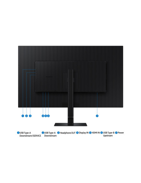 Samsung S80D Monitor Komputerowy 94 Cm (37") 3840 X 2160 Px 4K Ultra Hd Lcd Czarny