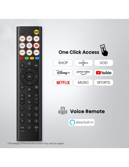 Hisense Tv | 43E7S | 43 | Smart Tv | Vidaa Smart Os | Uhd | Black
