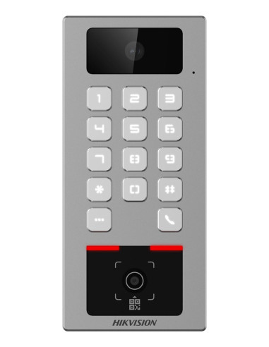 Hikvision Ds-K1T502Dbwx-Cqr Czytnik Kontroli Dostępu Terminal Kontroli Wejścia Szary