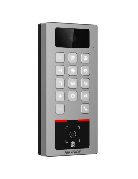 Hikvision Ds-K1T502Dbwx-Cqr Czytnik Kontroli Dostępu Terminal Kontroli Wejścia Szary