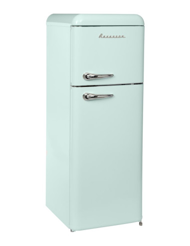 Lodówka Retro Ravanson Lkk-210Rm 545 X 585 X 1470 Mm | 160L | Klasa E | Miętowy