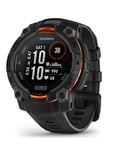 Garmin Instinct® 3 – 45 Mm, Solar Zegarek Czarny