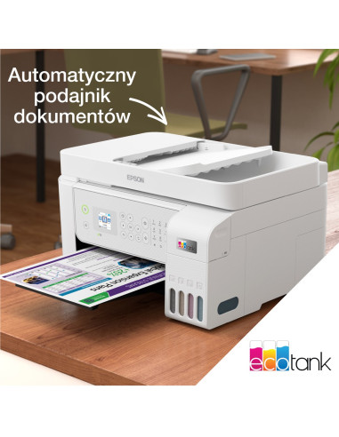 Epson Ecotank L5316 Wifi - Wielofunkcyjna Drukarka A4 Z Łącznością Wi-Fi I Stałym Zasilaniem W Atrament