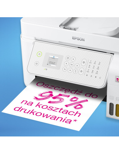 Epson Ecotank L5316 Wifi - Wielofunkcyjna Drukarka A4 Z Łącznością Wi-Fi I Stałym Zasilaniem W Atrament