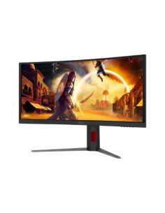 Aoc G4 Cu34G4Cap Monitor Komputerowy 86,4 Cm (34") 3440 X 1440 Px Ultrawide Quad Hd Lcd Czarny, Czerwony 2