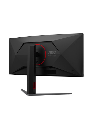Aoc G4 Cu34G4Cap Monitor Komputerowy 86,4 Cm (34") 3440 X 1440 Px Ultrawide Quad Hd Lcd Czarny, Czerwony