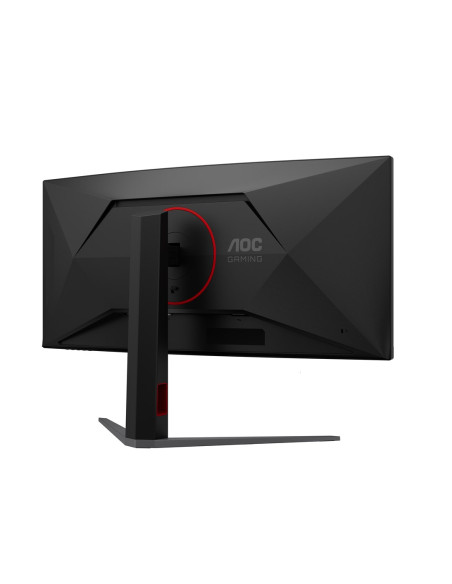 Aoc G4 Cu34G4Cap Monitor Komputerowy 86,4 Cm (34") 3440 X 1440 Px Ultrawide Quad Hd Lcd Czarny, Czerwony