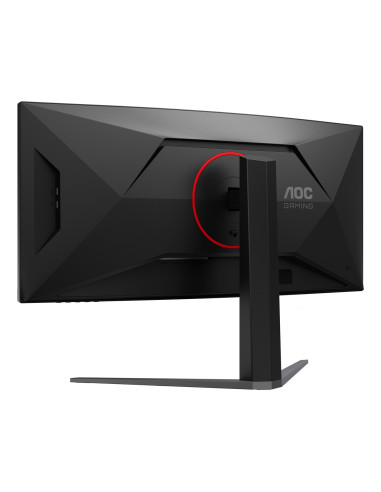 Aoc G4 Cu34G4Cap Monitor Komputerowy 86,4 Cm (34") 3440 X 1440 Px Ultrawide Quad Hd Lcd Czarny, Czerwony