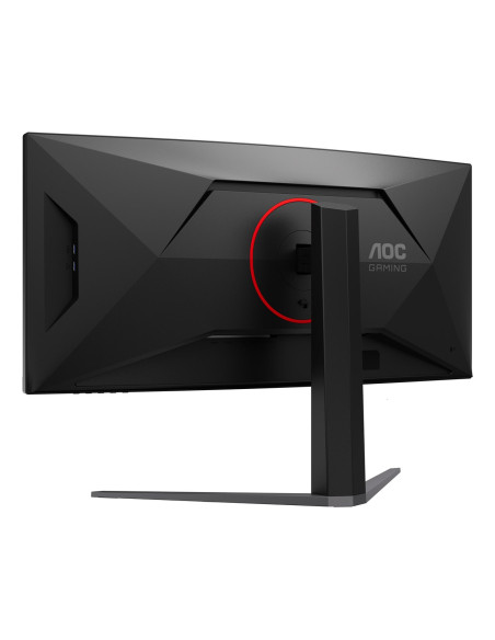 Aoc G4 Cu34G4Cap Monitor Komputerowy 86,4 Cm (34") 3440 X 1440 Px Ultrawide Quad Hd Lcd Czarny, Czerwony