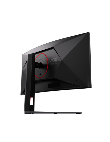 Aoc G4 Cu34G4Cap Monitor Komputerowy 86,4 Cm (34") 3440 X 1440 Px Ultrawide Quad Hd Lcd Czarny, Czerwony