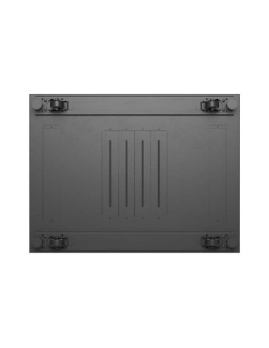 Szafa Instalacyjna Rack Stojąca 19" 18U 600 × 800 Czarna, Drzwi Perforowane, Lanberg (Flat Pack)