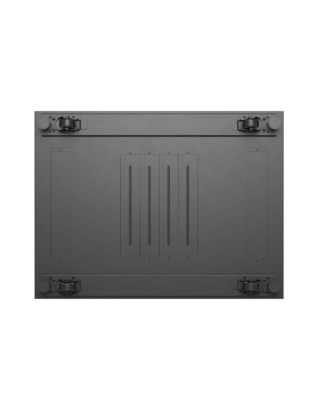 Szafa Instalacyjna Rack Stojąca 19" 18U 600 × 800 Czarna, Drzwi Perforowane, Lanberg (Flat Pack)