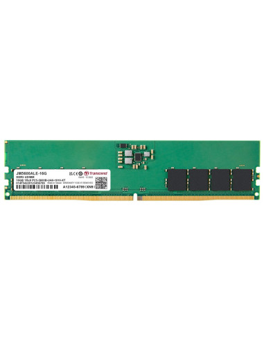 Transcend Jetram Jm5600Ale-16G Moduł Pamięci 16 Gb 1 X 16 Gb Ddr5 288-Pin Dimm Korekcja Ecc