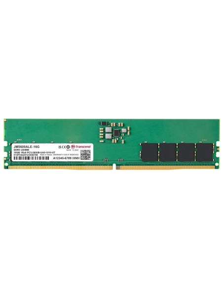 Transcend Jetram Jm5600Ale-16G Moduł Pamięci 16 Gb 1 X 16 Gb Ddr5 288-Pin Dimm Korekcja Ecc