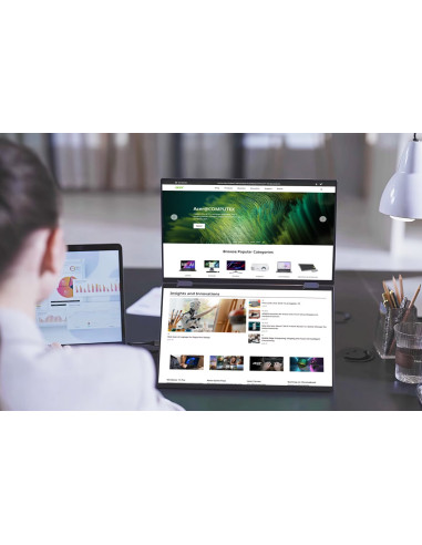 Acer Pd193Qebmiuux Monitor Komputerowy 47 Cm (18.5") 1920 X 1080 Px Double Full Hd Led Szary