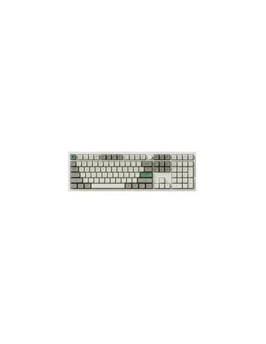 Keychron Q6 He Klawiatura Gaming Usb + Rf Wireless + Bluetooth Qwerty Ciemny Zielony, Biały